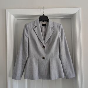 DKNY | Women's Grey Peplum Blazer